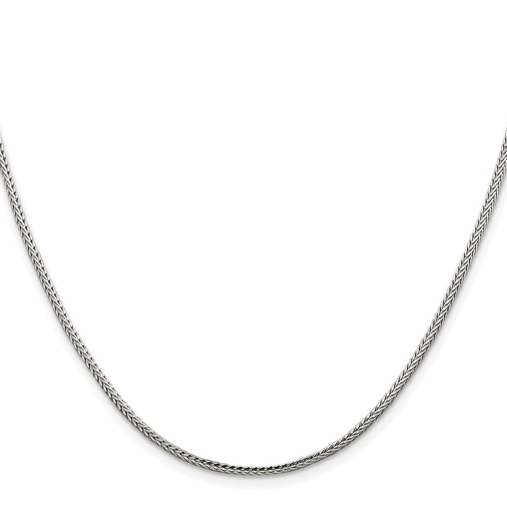 Exclusive 2mm Diamond-Cut Franco Chain in Sterling Silver | Stylish & Affordable