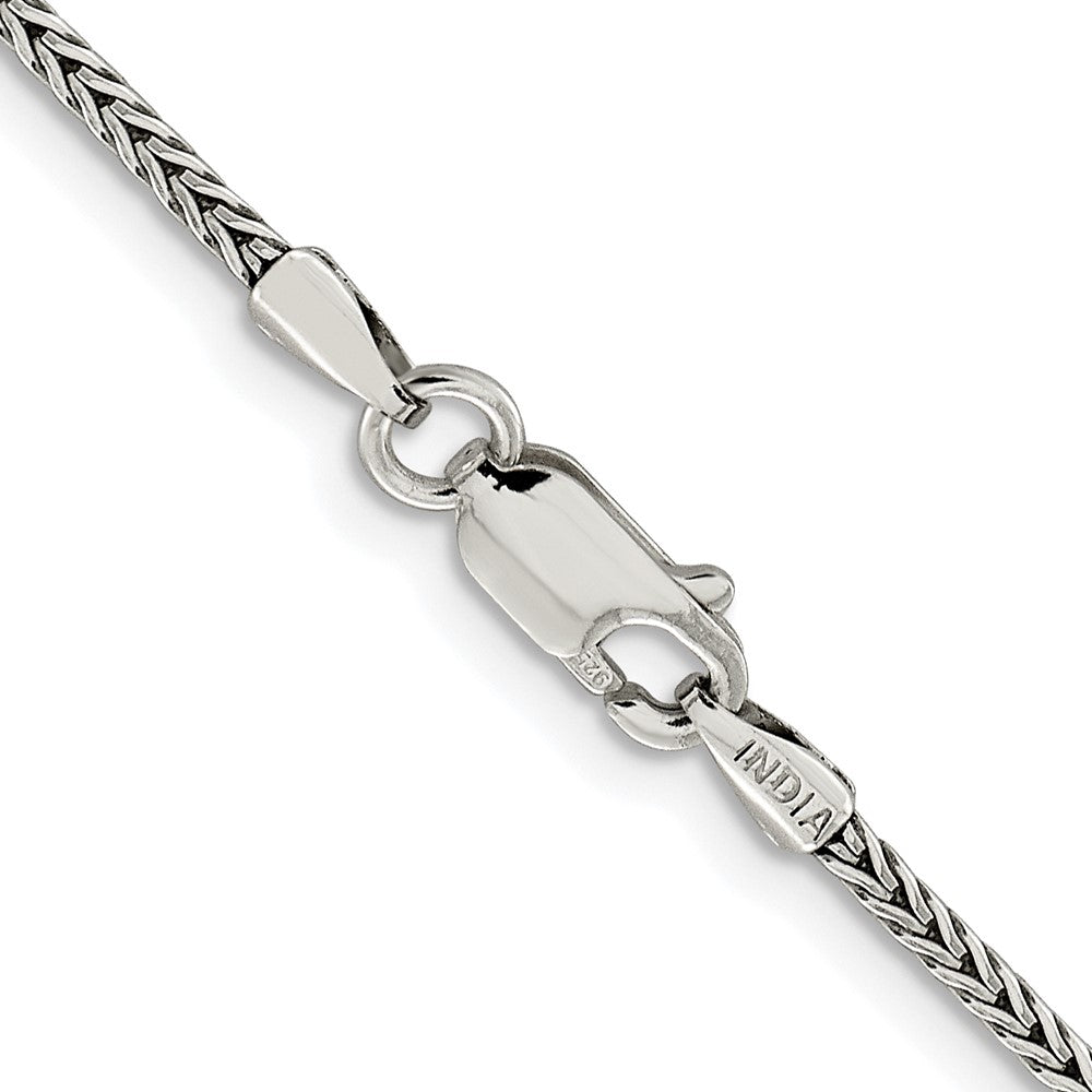 Exclusive 2mm Diamond-Cut Franco Chain in Sterling Silver | Stylish & Affordable