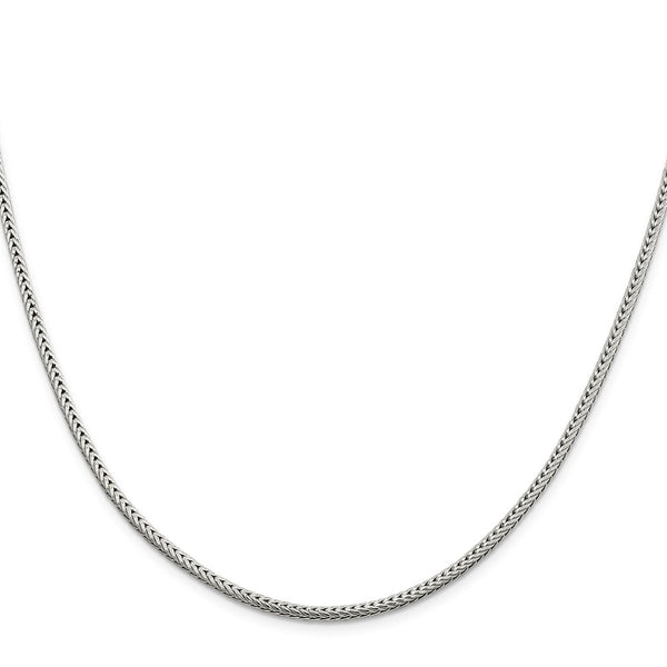 2.5mm Diamond-Cut Round Franco Chain in Sterling Silver - Style GR1-1032918