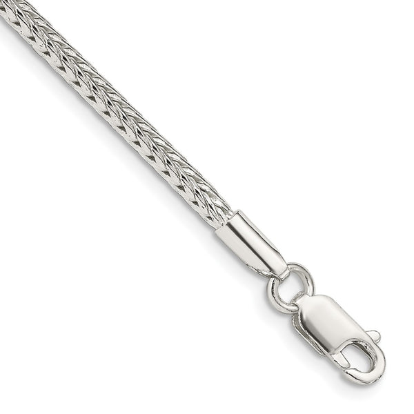 2.5mm Diamond-Cut Round Franco Chain in Sterling Silver - Style GR1-1030490