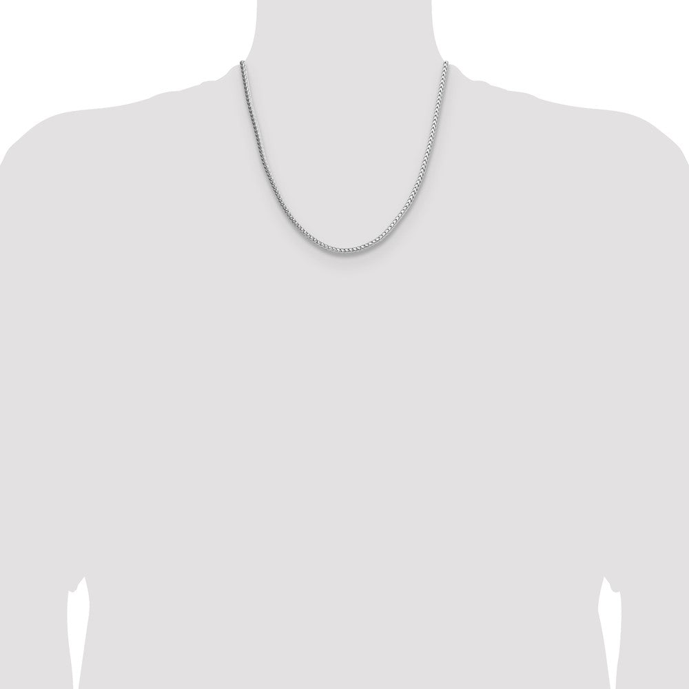 Exclusive 3.4mm Diamond-Cut Round Franco Chain in Sterling Silver - Stylish Value