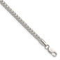 Buy Stylish 3.4mm Diamond-Cut Round Franco Chain in Sterling Silver - Luxury Value-1