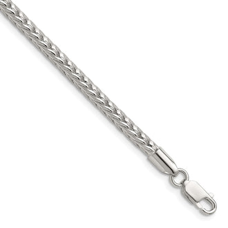 Buy Stylish 3.4mm Diamond-Cut Round Franco Chain in Sterling Silver
