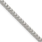 High-Quality 3.4mm Diamond-Cut Round Franco Chain in Sterling Silver - Affordable Luxury-6
