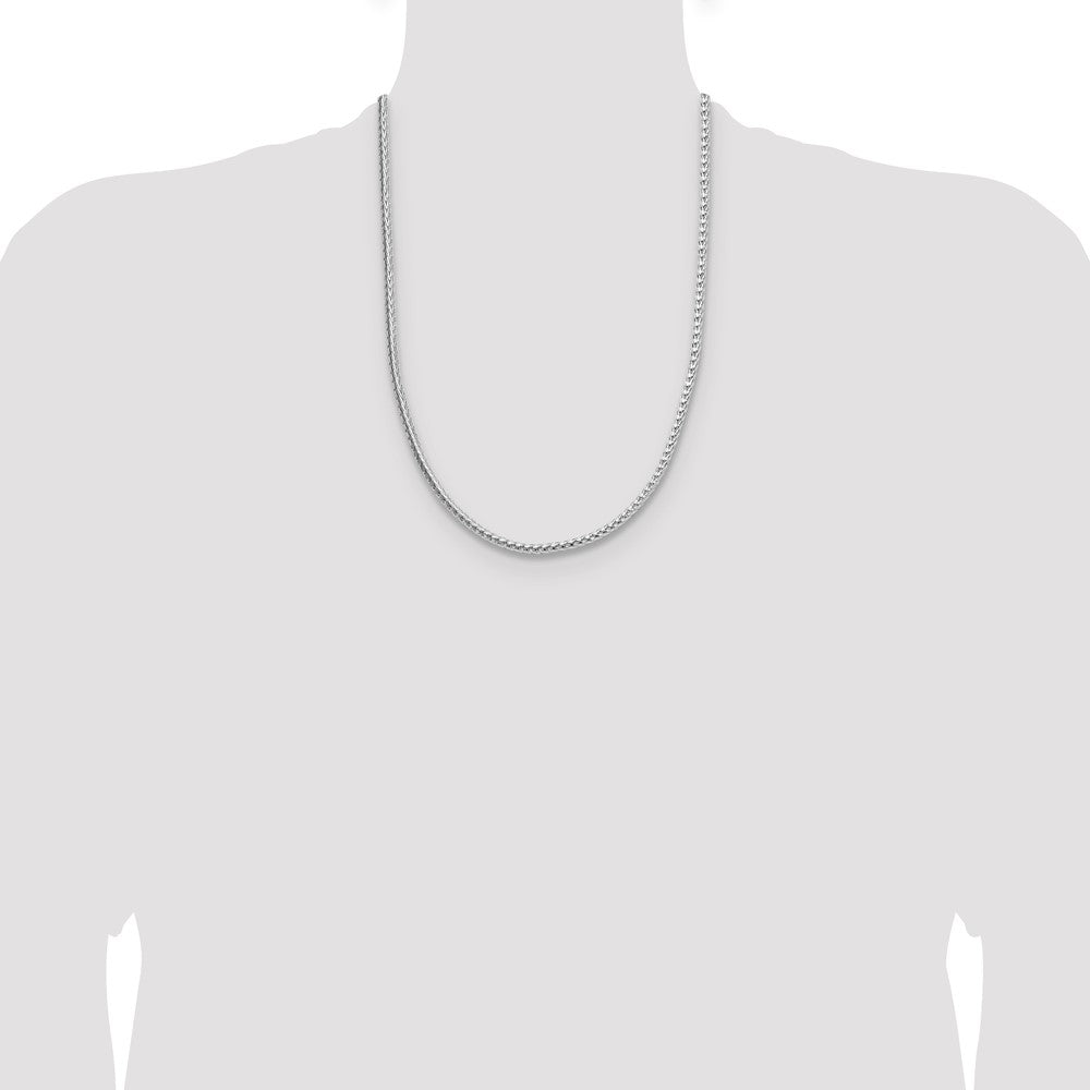 Buy Stylish 3.8mm Diamond-Cut Round Franco Chain in Sterling Silver - Value Jewelry