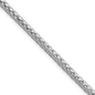 Buy Stylish Rhodium-Plated Sterling Silver 3.8mm Diamond-Cut Franco Chain-8