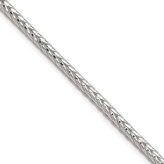 Buy Stylish 3.8mm Diamond-Cut Round Franco Chain in Sterling Silver | Luxury Value
