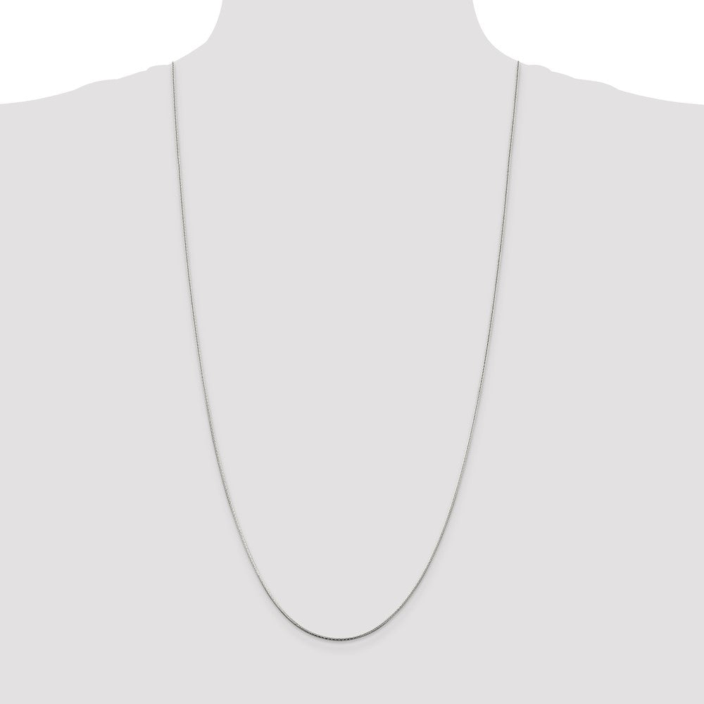 Buy 1.25mm Diamond-Cut Snake Chain in Sterling Silver - Stylish Value Jewelry