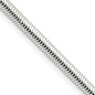 Exclusive 3.5mm Six-Sided Oval Snake Chain in Sterling Silver | Stylish Value-3