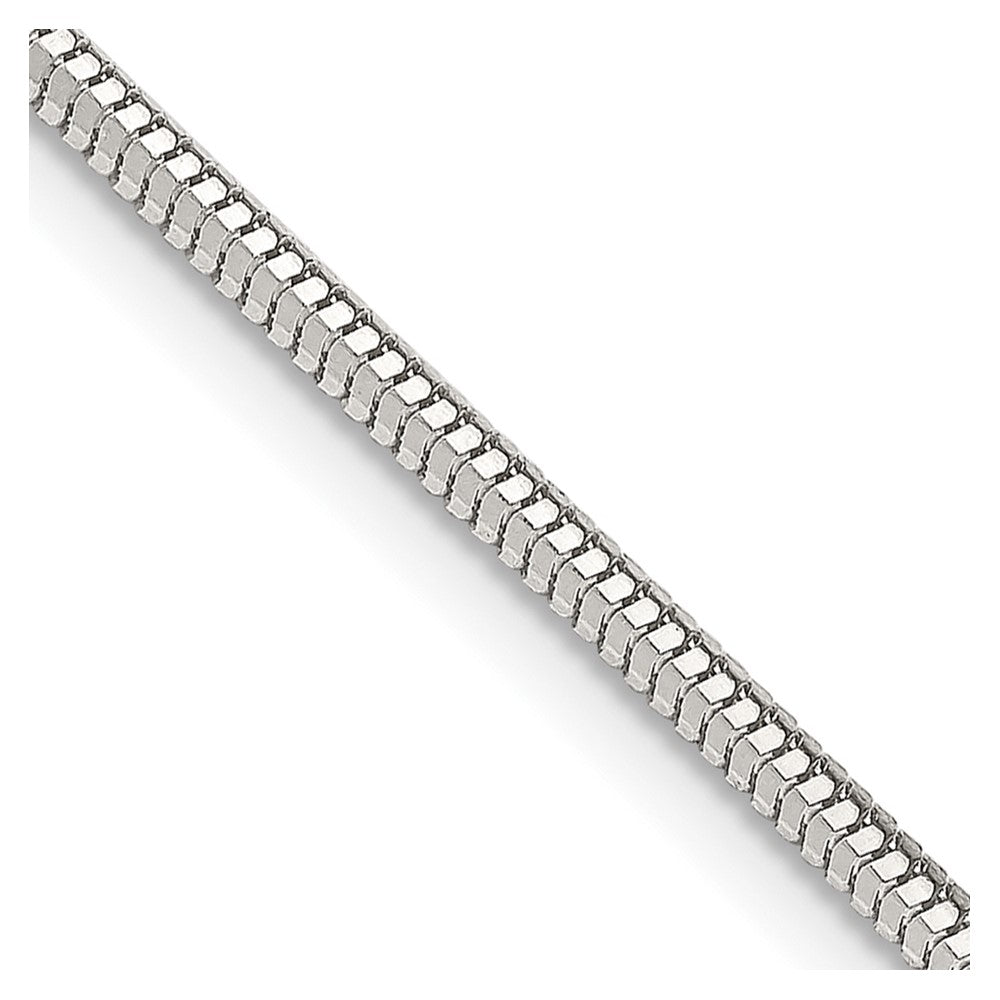 Buy Stylish 2mm Diamond-Cut Snake Chain in Sterling Silver - Affordable Luxury