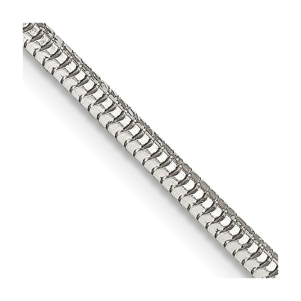 2.5mm Diamond-Cut Snake Chain in Sterling Silver