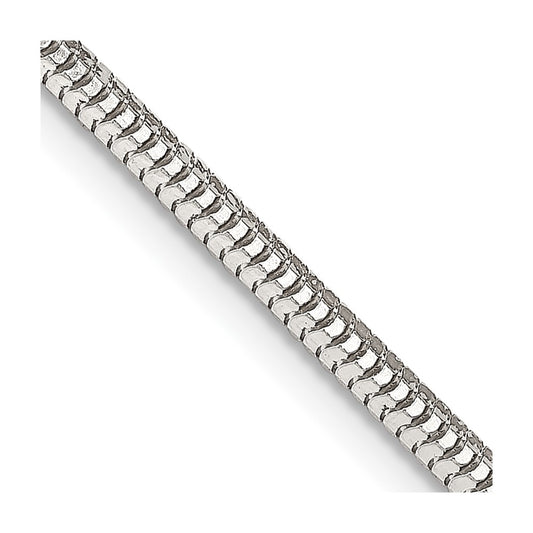 Buy Stylish 2.5mm Diamond-Cut Snake Chain in Sterling Silver - Luxury Value!