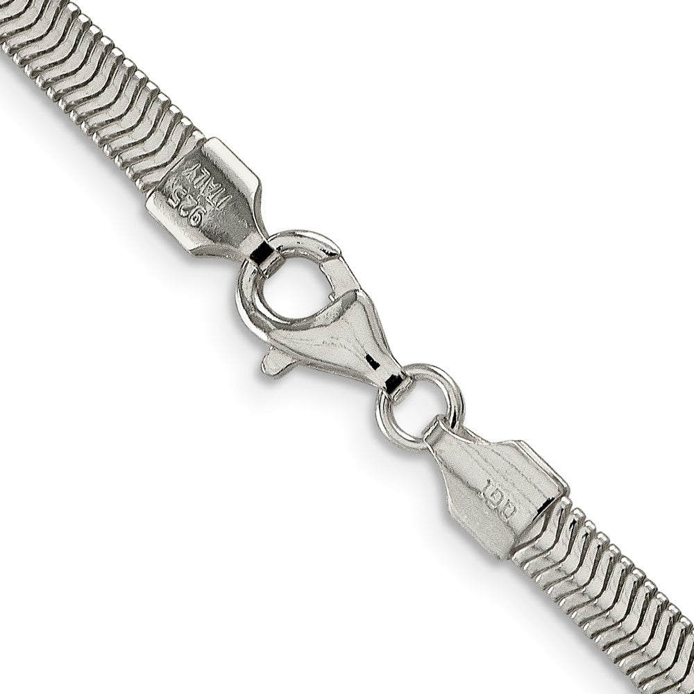 Buy Exclusive 4.2mm Sterling Silver Flat Oval Snake Chain Necklace | Stylish Value
