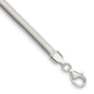 Buy Exclusive 4.2mm Sterling Silver Flat Oval Snake Chain Necklace-2