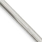 Buy Stylish 4.2mm Sterling Silver Flat Oval Snake Chain Necklace - Luxury Value-6