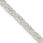 High-Quality 4mm Byzantine Chain in Sterling Silver - Stylish & Affordable!-1