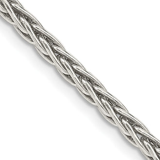 Buy Stylish Antiqued Sterling Silver 3.25mm Solid Square Spiga Chain