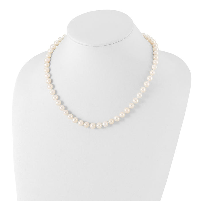 Buy Exclusive Sterling Silver Pearl Jewelry Set: 18" Necklace, Bracelet & Earrings-5