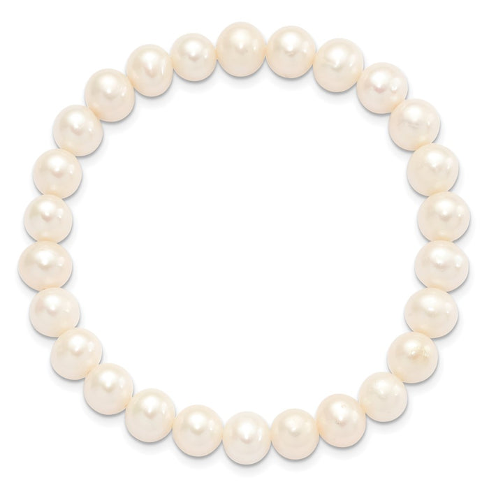 Buy Exclusive Sterling Silver Pearl Jewelry Set: 18" Necklace, Bracelet & Earrings-8