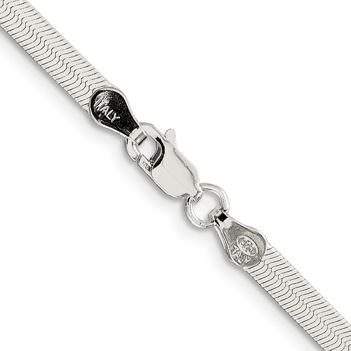 High-Quality 3.5mm Sterling Silver Magic Herringbone Chain - Stylish Value!-3