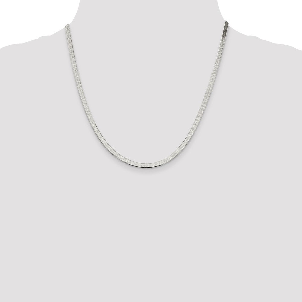Buy Stylish 3.5mm Sterling Silver Magic Herringbone Chain - Affordable Luxury