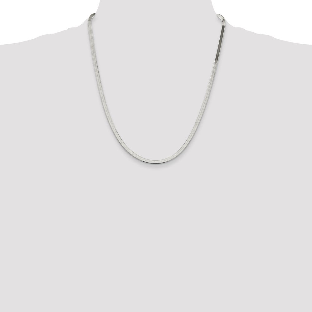 Buy 3.5mm Sterling Silver Enchanted Herringbone Chain - Stylish Luxury Accessory