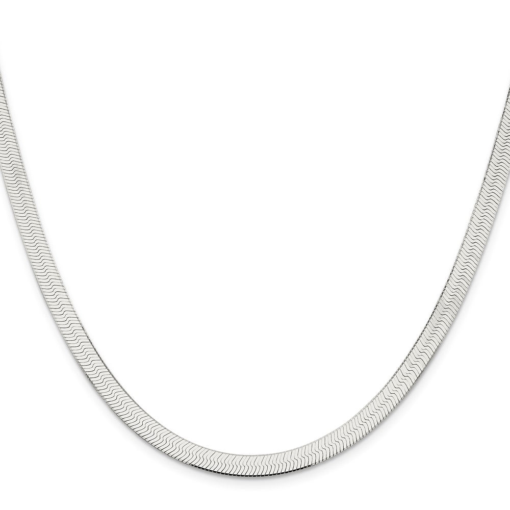 Buy Stylish Sterling Silver 5.25mm Enchanted Herringbone Necklace - Value Design