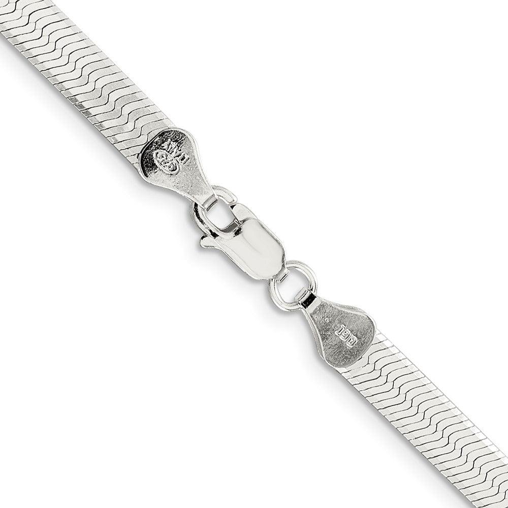 Buy Stylish Sterling Silver 5.25mm Enchanted Herringbone Necklace - Value Design