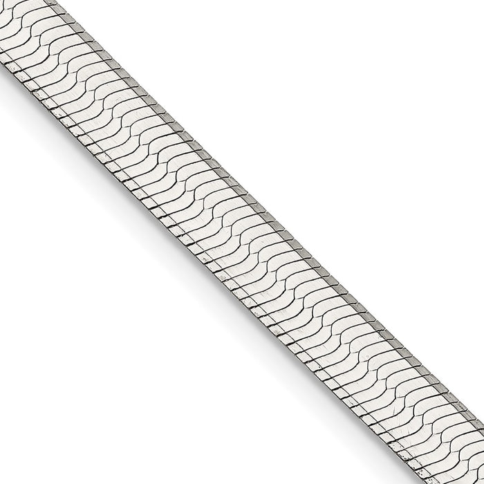 Buy Stylish Sterling Silver 5.25mm Enchanted Herringbone Necklace - Value Design-1