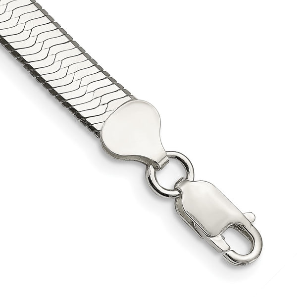 7.3mm Sterling Silver Enchanted Herringbone Chain