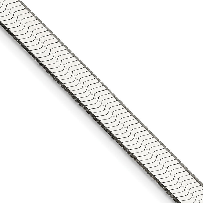 Buy 7.3mm Sterling Silver Magic Herringbone Chain - Stylish & High-Quality!-1