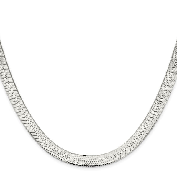 Sterling Silver 8.75mm Enchanted Herringbone Necklace - Style GR1-1033248