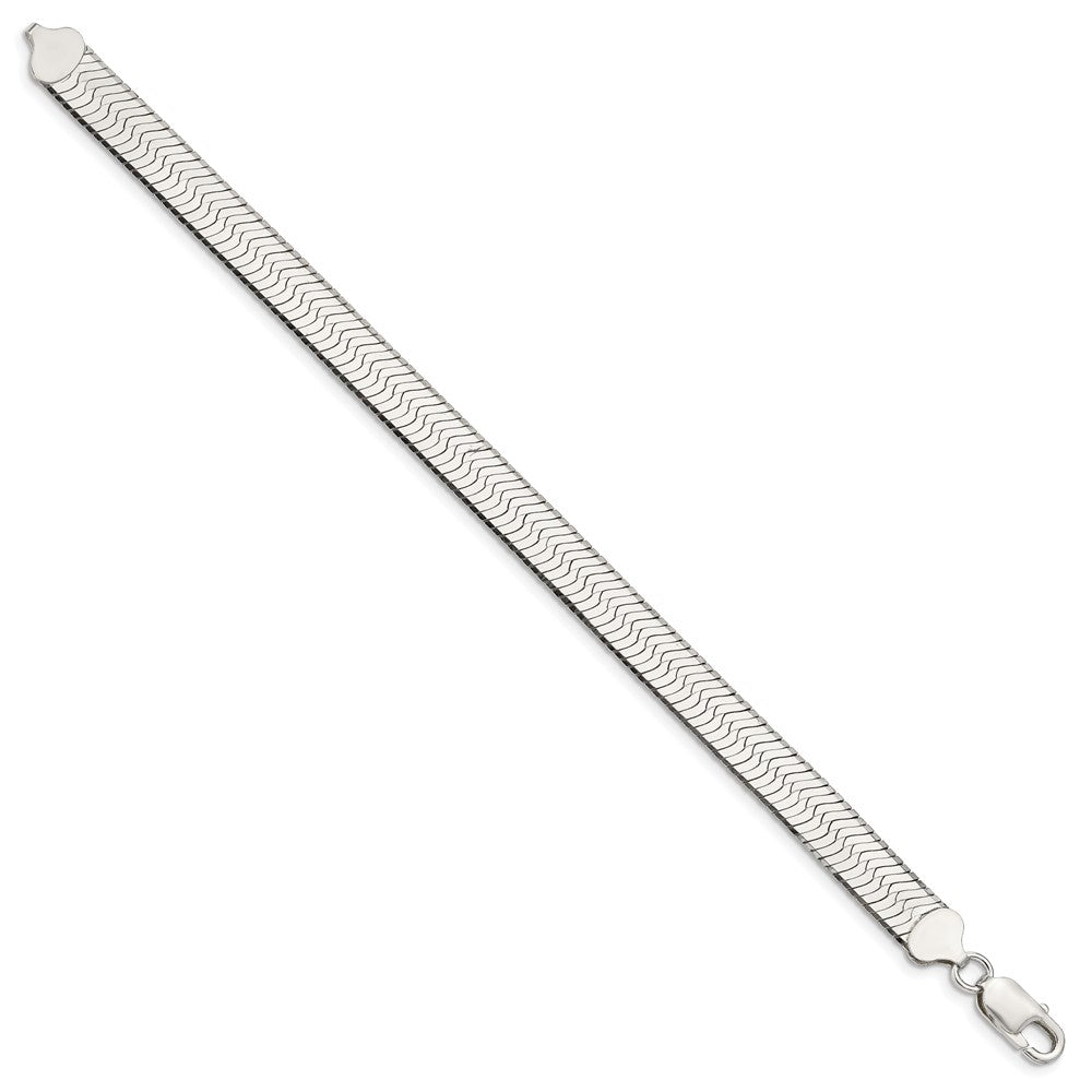 High-Quality Sterling Silver 8.75mm Enchanted Herringbone Necklace - Stylish Value!
