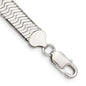 High-Quality Sterling Silver 8.75mm Enchanted Herringbone Necklace - Stylish Value!-1