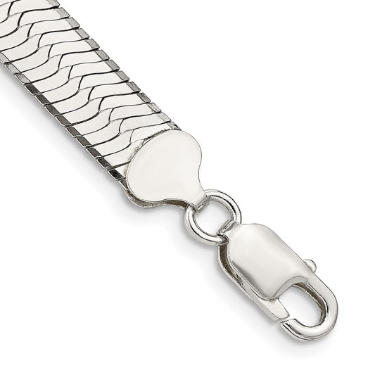 High-Quality Sterling Silver 8.75mm Enchanted Herringbone Necklace - Stylish Value!