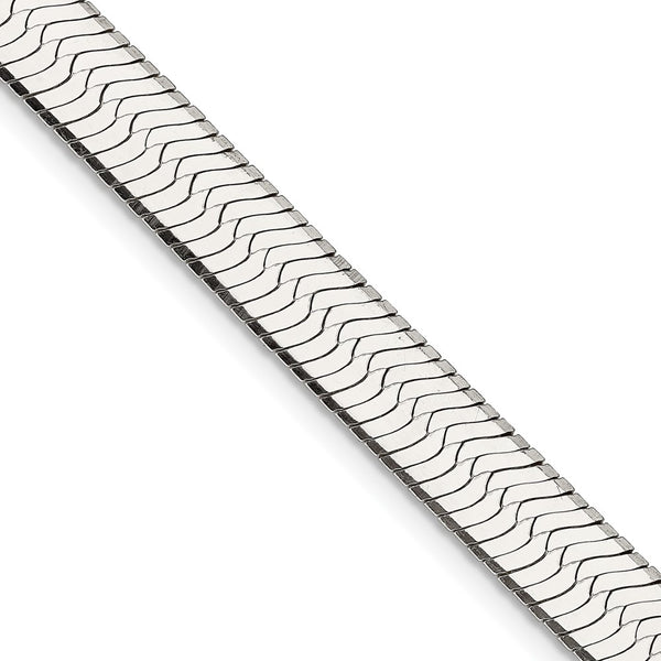 Sterling Silver 8.75mm Enchanted Herringbone Necklace - Style GR1-1033225