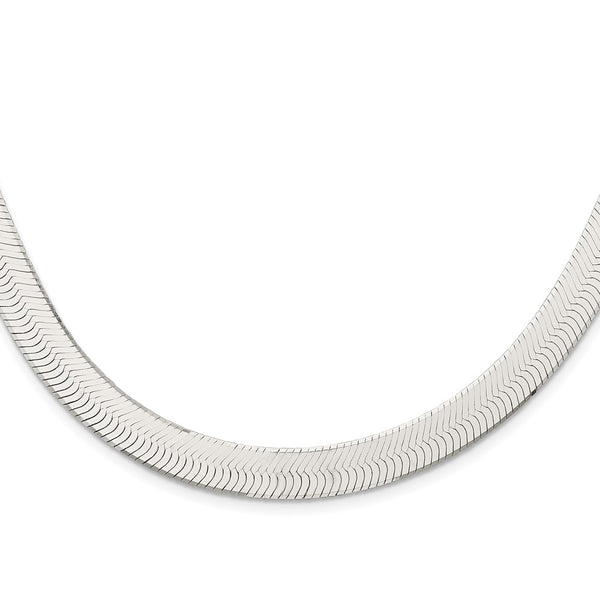 10.5mm Sterling Silver Enchanted Herringbone Chain - Style GR1-1033277