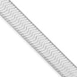 Buy Stylish Rhodium-Plated Sterling Silver 10.5mm Herringbone Chain - Luxury Value-3