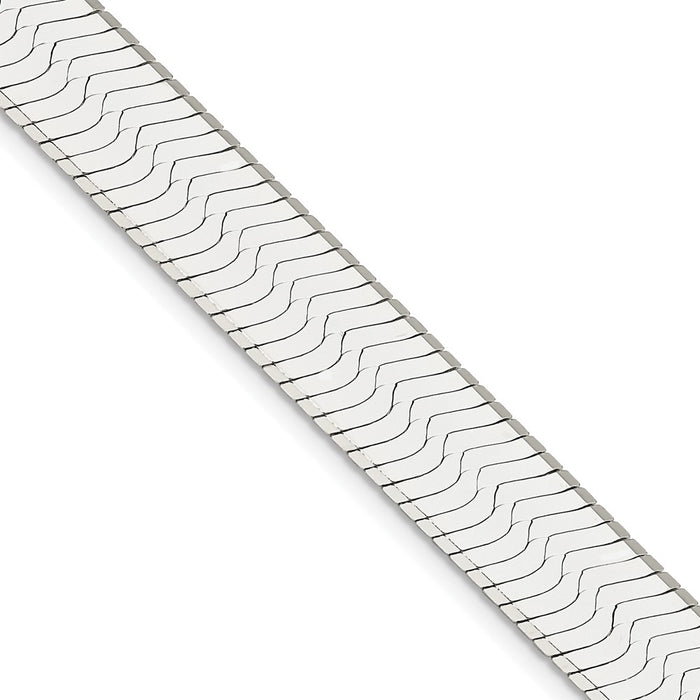 Buy 10.5mm Sterling Silver Enchanted Herringbone Chain - Stylish & Affordable-1