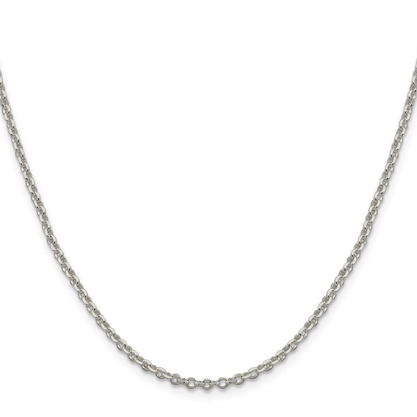 2.6mm Diamond-Cut Sterling Silver Necklace Chain