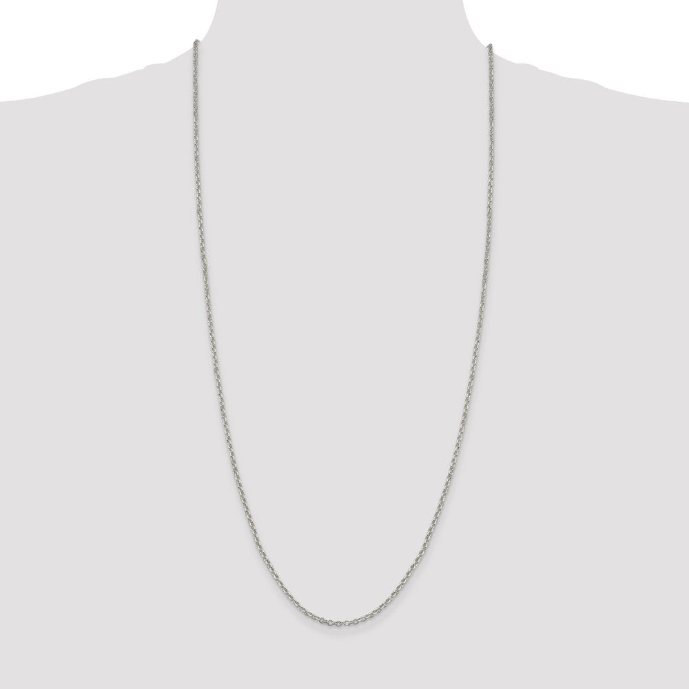 Buy Stylish 2.6mm Diamond-Cut Sterling Silver Necklace Chain - High Quality