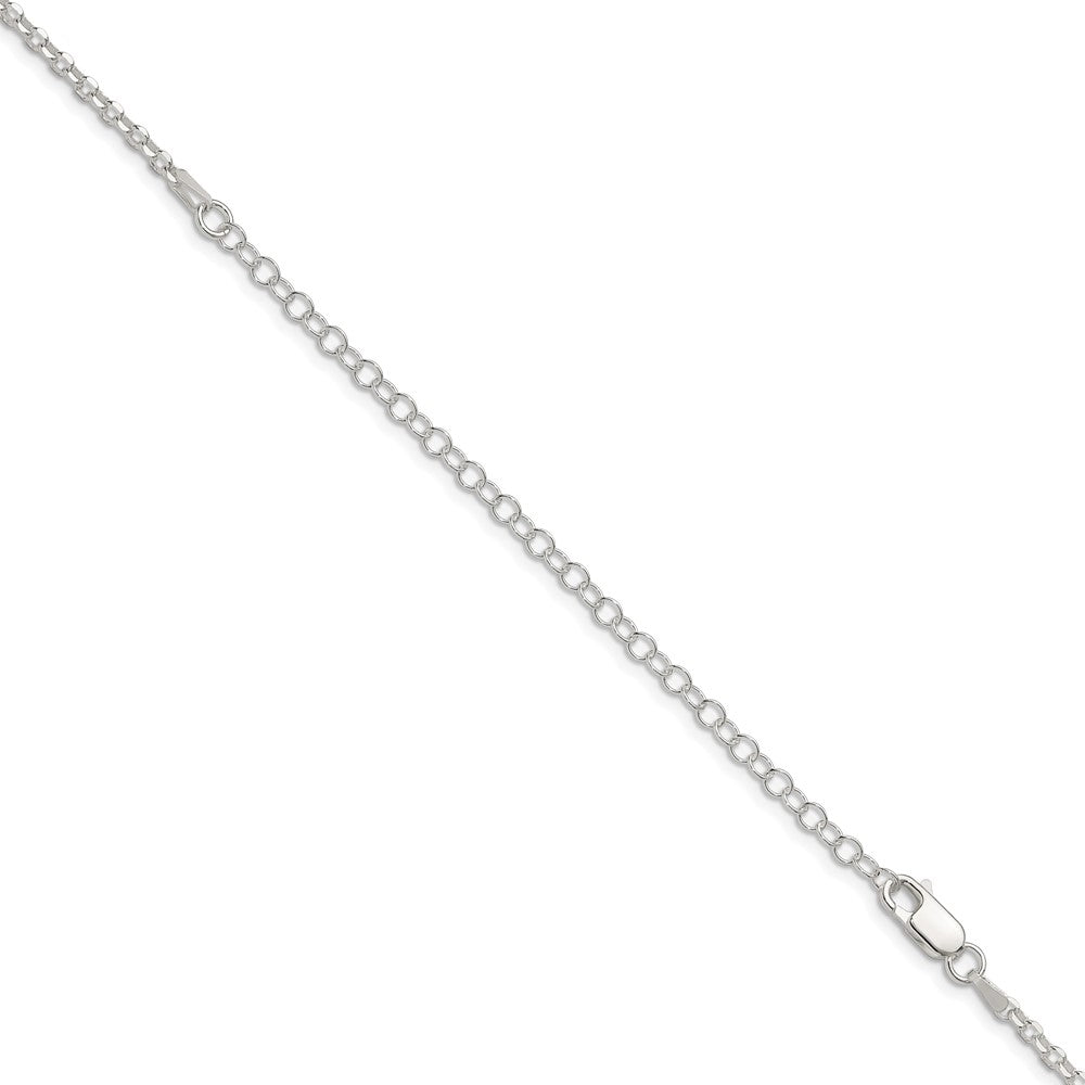 Buy Luxury Sterling Silver 2.6mm Diamond-Cut Cable Chain with 4-Inch Extension
