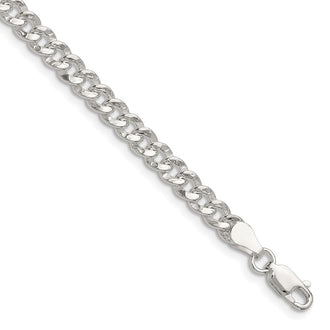 Buy Stylish Hammered Curb Chain 4.75mm in Sterling Silver - Affordable Luxury!