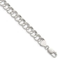 Buy Stylish Hammered Curb Chain - 7.6mm Width in Sterling Silver at Value Price-1