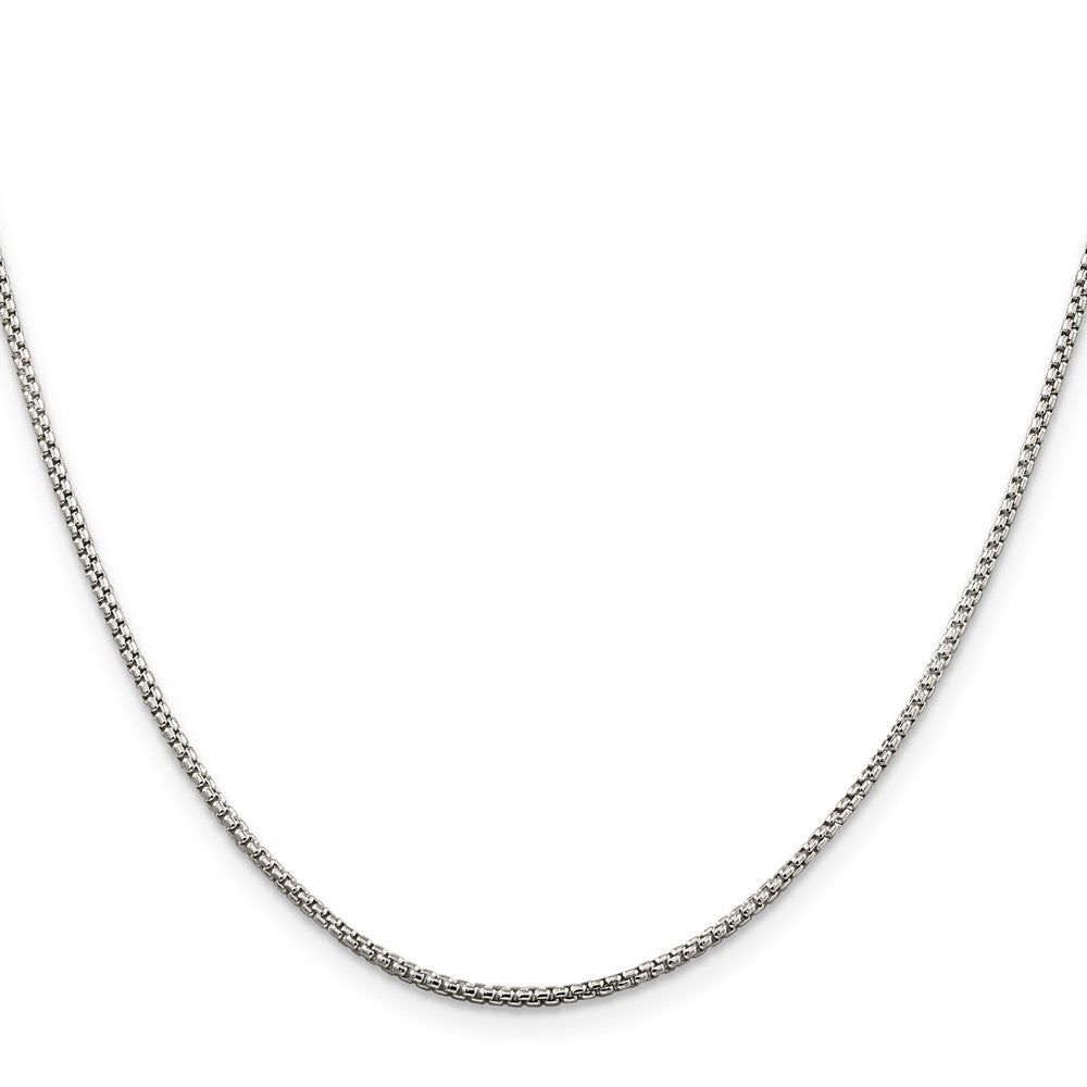 Buy Stylish 1.5mm Round Box Chain in 925 Sterling Silver - Affordable Luxury