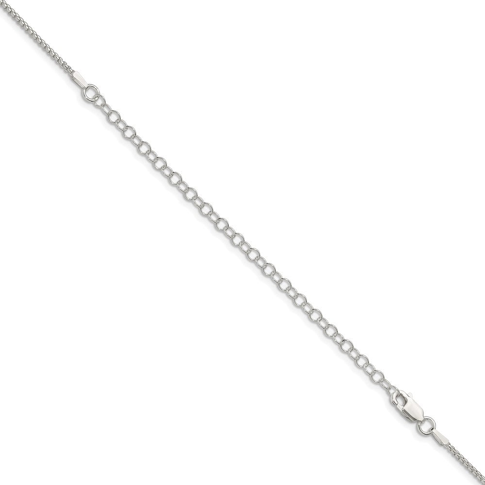 Buy Stylish 1.5mm Sterling Silver Box Chain with 4-Inch Extension - Luxury Value