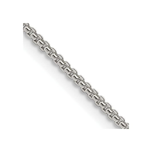 Buy Stylish 1.5mm Round Box Chain in 925 Sterling Silver - Affordable Luxury