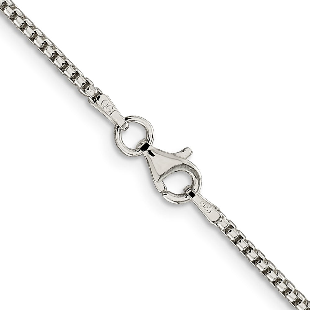 Buy Stylish 1.75mm Round Box Chain in Sterling Silver - Affordable Luxury!