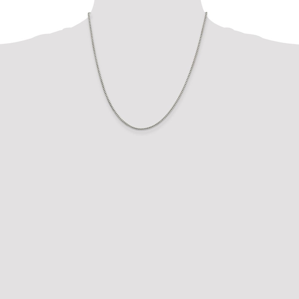 Buy Stylish 1.75mm Round Box Chain in Sterling Silver - Affordable Luxury!