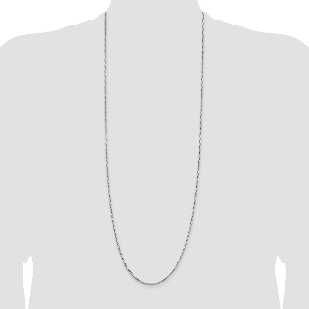 Buy 1.75mm Sterling Silver Round Box Chain | Stylish & Affordable Jewelry
